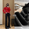 SYJ95113加绒微喇小黑裤 商品缩略图4