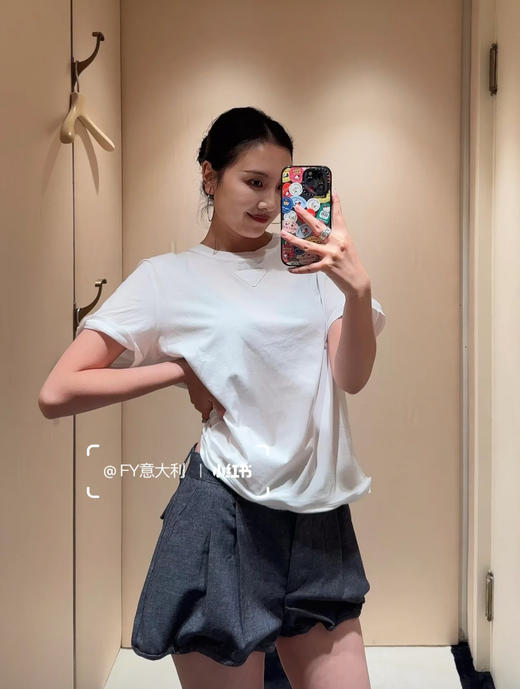 普拉达 春夏新款 经典款T恤 (KX*MM) 商品图1