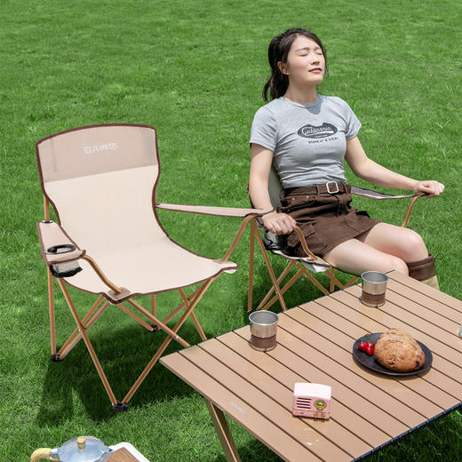 大迈 扶手折叠轻躺椅 / 克米特折叠椅 / 扶手折叠椅 / 轻便折叠靠背椅 商品图8