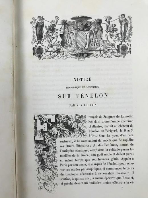 【法语】1861年 费奈隆《忒勒马科斯历险记》 配大量版画插图 真皮脊精装18开 商品图3