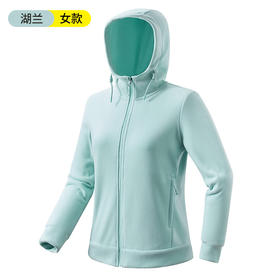 百媚生 户外连帽抓绒衣男女加绒加厚保暖透气摇粒绒开衫23669K