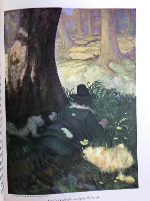 1927年 马里亚特《新森林的孩子们》 9幅彩色插图 漆布精装18开 商品图9