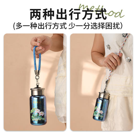 TOSC特可纯钛99.9%包包杯 | 高颜值外观、手提便携、冷热两用、茶水分离设计【HZ】【HZ】 商品图6