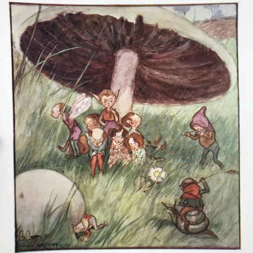 约20世纪早期 我的图画诗集 配大量精美彩色插图 精装18开 商品图11