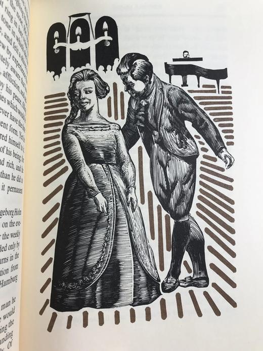 限量版！托马斯・曼《托马斯・曼：五个故事》 配插图 富兰克林图书馆豪华皮装本 商品图11