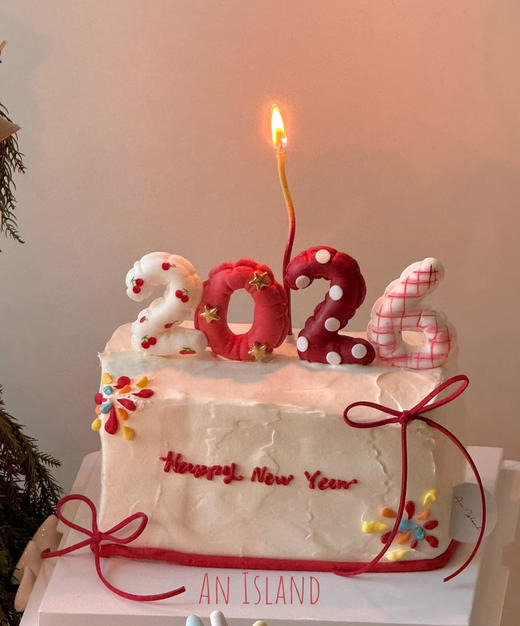 烟花2026新年蛋糕 商品图0