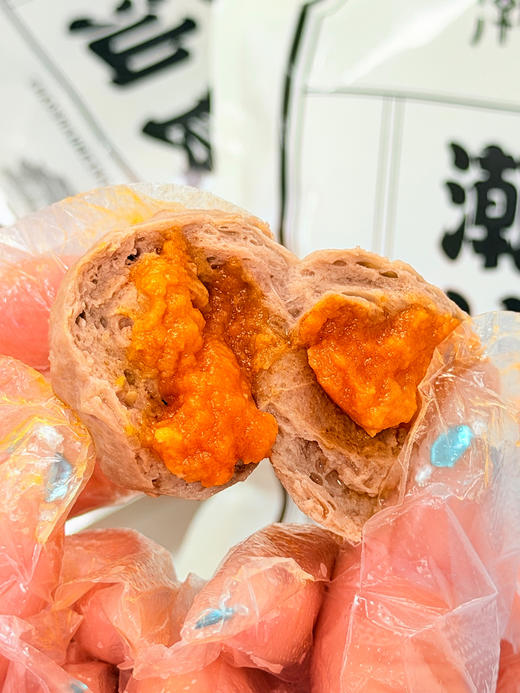 🔥连炫两包，【潮管家·爆浆咸蛋黄牛肉丸】太香了！🌈手工捶打制作，肉质Q弹滑嫩，😋咸蛋黄夹心一咬爆浆，顺丰冷链发货 💰日常价：180元/4包 商品图2