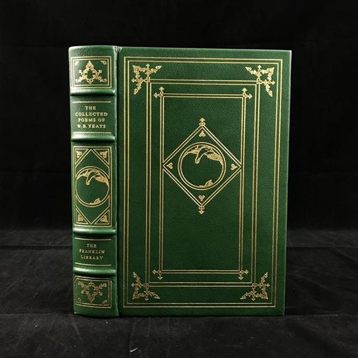 限量版！威廉・巴特勒・叶芝《叶芝诗集》 叶芝女儿配插图 富兰克林图书馆豪华皮装本 商品图0
