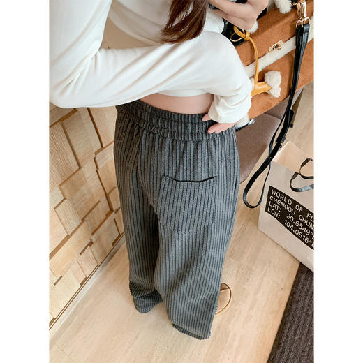 <曾小咸推荐>现货秒杀 ！微信超特价！韩系抽绳直筒休闲裤 日常189.99 立减100 秒杀89.99！！ 商品图2