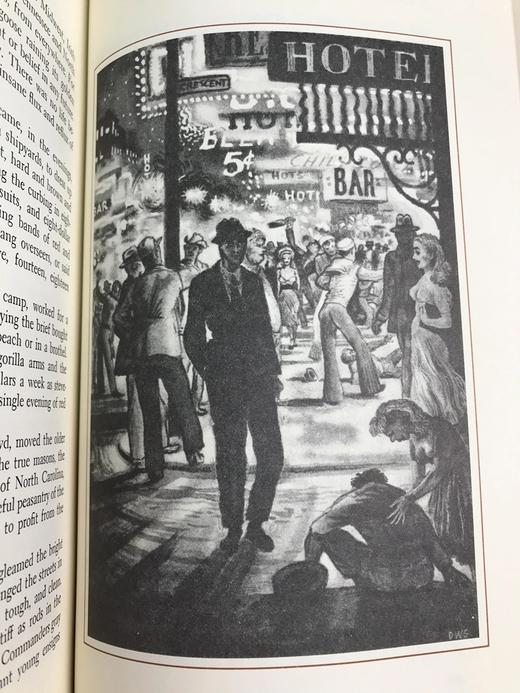 限量版！托马斯・沃尔夫《天使，望故乡》 配插图 富兰克林图书馆豪华皮装本 商品图5