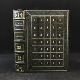 限量版！含藏书票 费奥多尔・陀思妥耶夫斯基《罪与罚》 配插图 富兰克林图书馆豪华皮装本