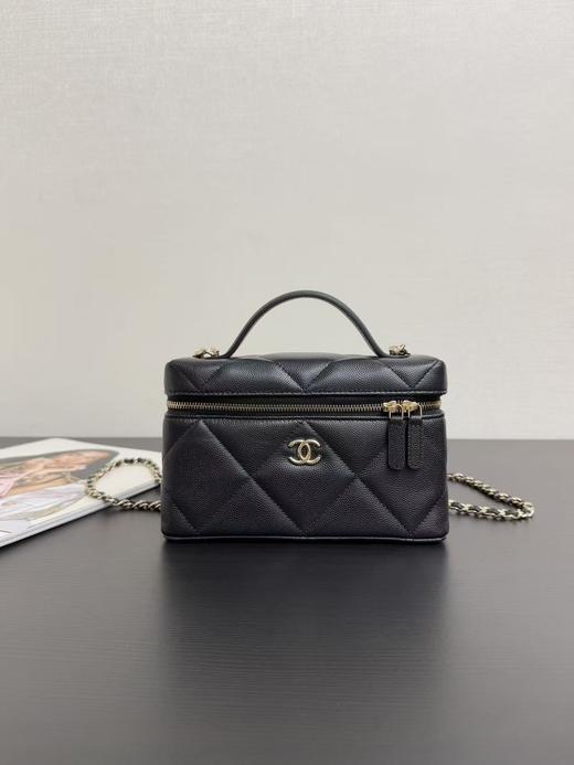 香奈儿 25k火爆系列𝖫𝖯饭盒链条包 大菱格 牛皮（LZ） 商品图0