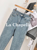 专柜实拍【人生小脚裤】拉夏贝尔/La Chapelle单扣弧形口袋小脚牛仔裤女修身小个子时尚休闲长裤 商品缩略图3