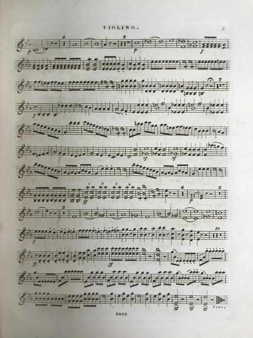 35.5*26.5cm！约19世纪中后期 小提琴四重奏乐谱集 真皮精装 商品图4