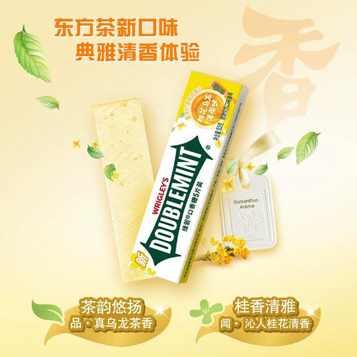 B215 绿箭口香糖新品桂花乌龙味5片装糖 商品图0