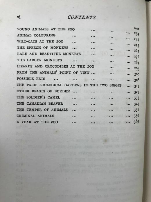 1906年 动物园生活 16幅插图 漆布精装32开 商品图4