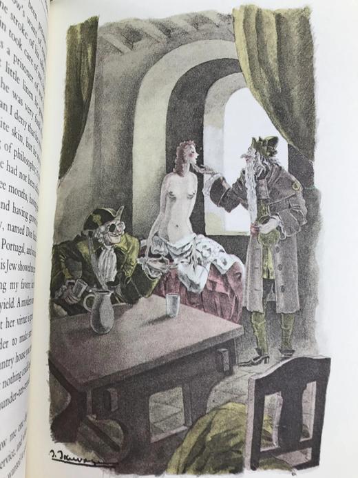 限量版！伏尔泰《老实人或乐观主义》 配插图 富兰克林图书馆豪华皮装本 商品图8