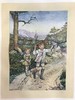约20世纪早期 约翰·哈伯顿《海伦的孩子们》 16幅彩色手工贴图40幅黑白插图 漆布精装18开 商品缩略图6