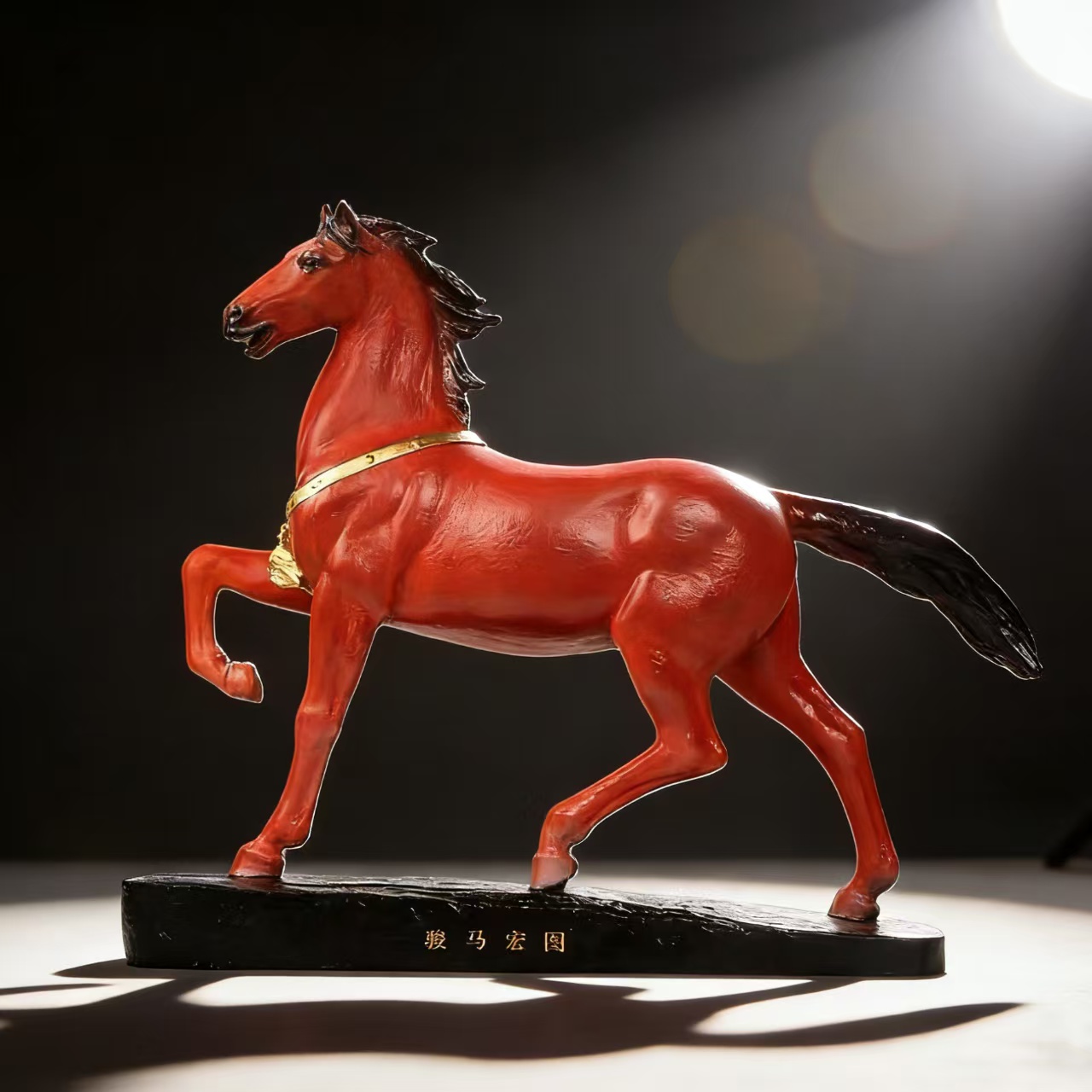 宇达青铜摆件  生肖马 创意《骏马宏图》工艺品 装饰 艺术礼品摆件