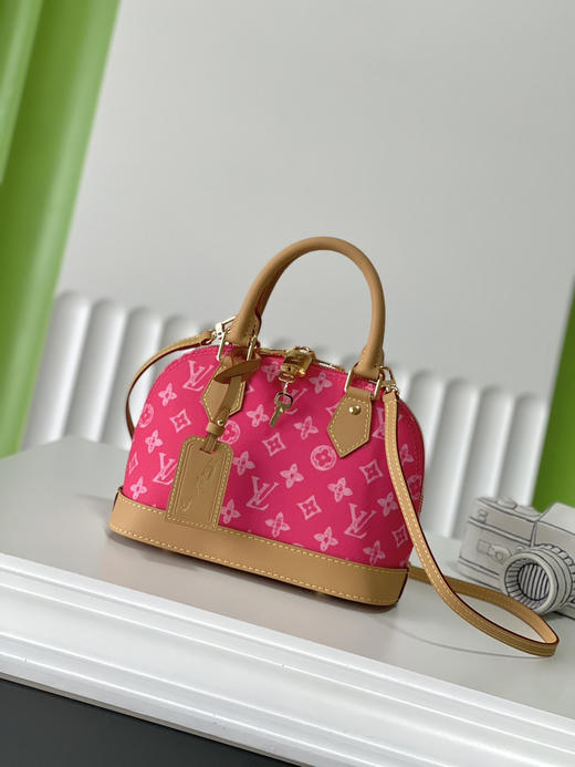 秋冬特惠💰820 原单LV M28272 尺寸：23.5×17.5×11.5cm ALMA BB 彩色贝壳包 变码芯片 商品图0