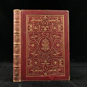 1881年 奎尔特《乔托传》 14幅插图 全真皮精装32开