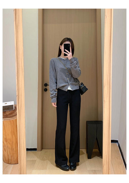 SYJ95113加绒微喇小黑裤 商品图2