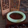 【天然正品】天然新疆料圆条细腻58.5号油润度佳糖料和田玉手镯 171225NJS62 商品缩略图2
