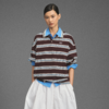 GOODBAI新款刺绣logo翻领撞色条纹长袖POLO衫男女同款 商品缩略图0