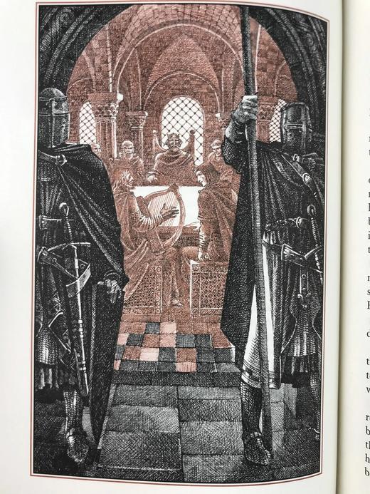 理查德·巴伯《亚瑟王传奇》 16幅插图 弗里欧书社函装本 商品图9