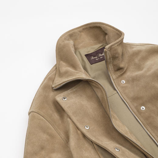 ROMI STUDIO“丝光牛绒”新西兰进口牛绒皮立体裁剪皮衣 RWCWWG6117 商品图6