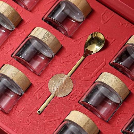 礼遇【真皮.红.12小玻璃罐＋1茶勺】80元1套.整箱12套 商品图5