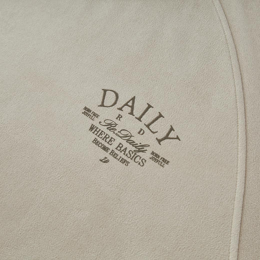 商场同款|森马卫衣男春季仿麂皮圆领套头衫2026新款仿绣印花上衣 商品图3