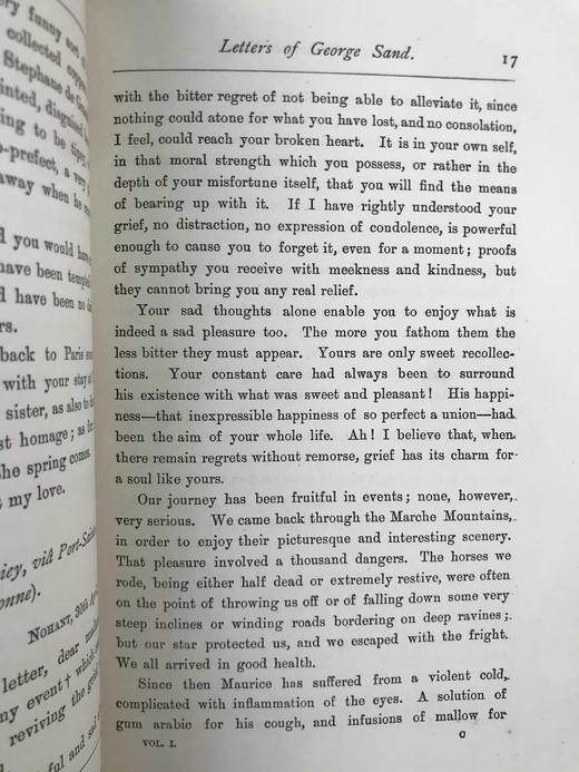 1886年 乔治·桑书信集（全3卷） 1幅肖像插图 真皮精装大32开 商品图6