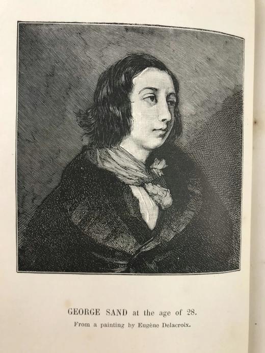 1886年 乔治·桑书信集（全3卷） 1幅肖像插图 真皮精装大32开 商品图3