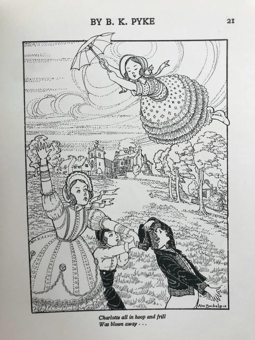 约20世纪早期 欢乐街诗集 多位艺术家绘制精美插图 精装32开 商品图10