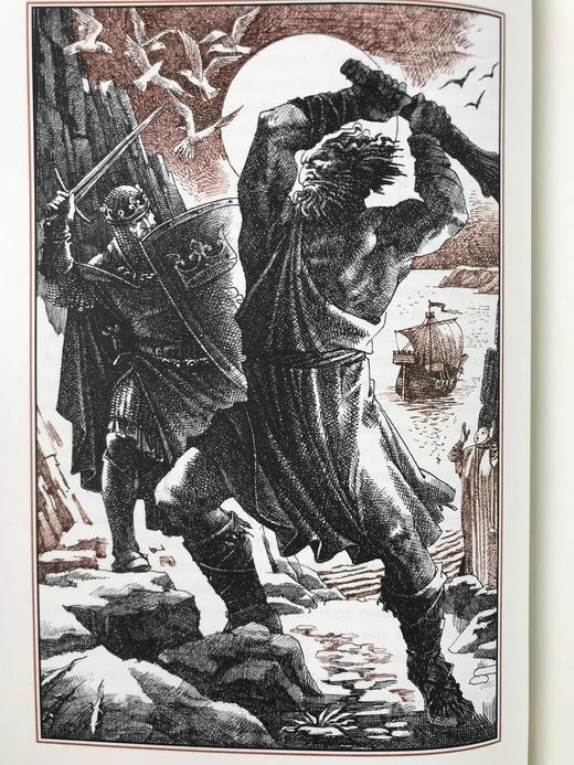 理查德·巴伯《亚瑟王传奇》 16幅插图 弗里欧书社函装本 商品图11