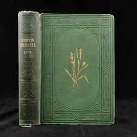 1871年 英国草本植物自然史 约74幅套色版画插图 漆布精装16开