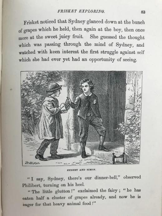 1882年 艾洛《小精灵弗里斯基特》 配精美插图 漆布精装32开 商品图13