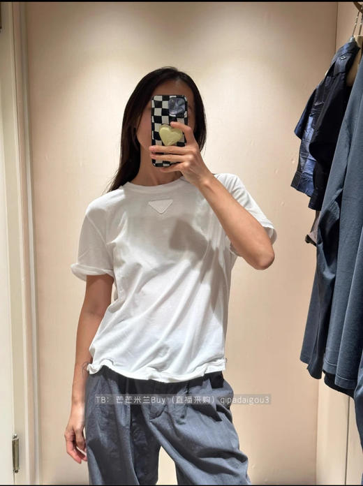 普拉达 春夏新款 经典款T恤 (KX*MM) 商品图4