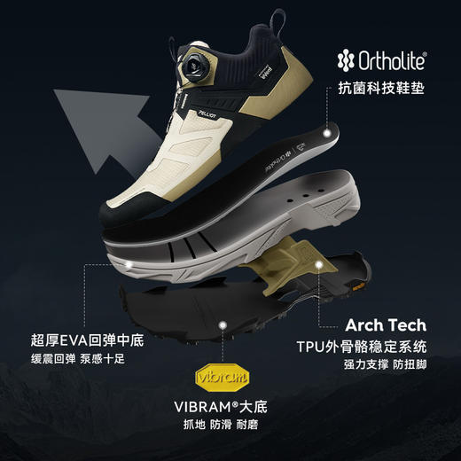 【MT-大师】伯希和户外登山鞋男Vibram防滑防水鞋女雪地徒步鞋冬 商品图3