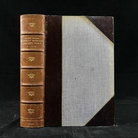 工坊特装本！1907年 蒙塔古夫人与她的时代 24幅插图 真皮精装32开