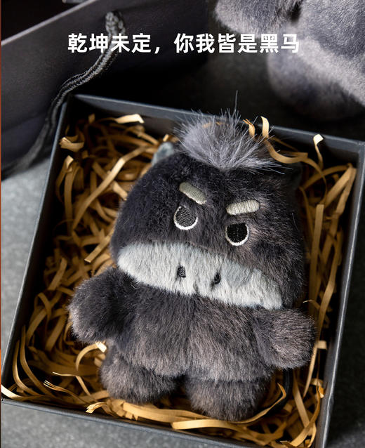 杭州西湖景区马年黑马玩偶毛绒文创挂件马年新年创意礼物 商品图2
