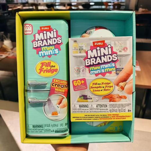 zuru迷你冰箱玩具盲盒套装过家家mini微缩小冰箱minibrands玩具球 商品图4