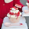 【草莓季】财神猫Hello Kitty草莓碗蛋糕D款 商品缩略图0