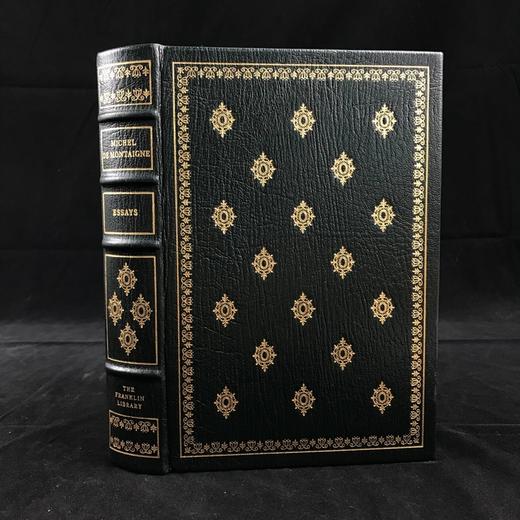 限量版！含藏书票 米歇尔・德・蒙田《蒙田随笔集》 配插图 富兰克林图书馆豪华皮装本 商品图0