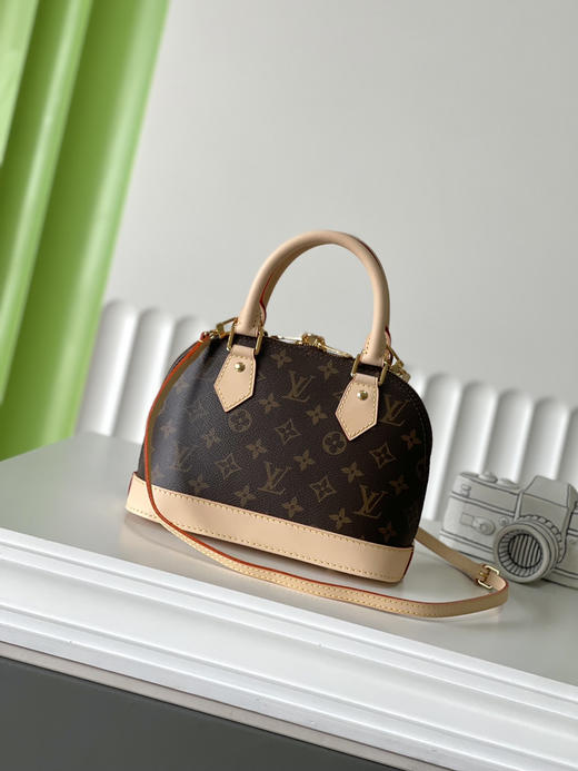 秋冬特惠💰800 原单LV M46990 尺寸：23.5×17.5×11.5cm ALMA BB 老花贝壳包 变码芯片 商品图2