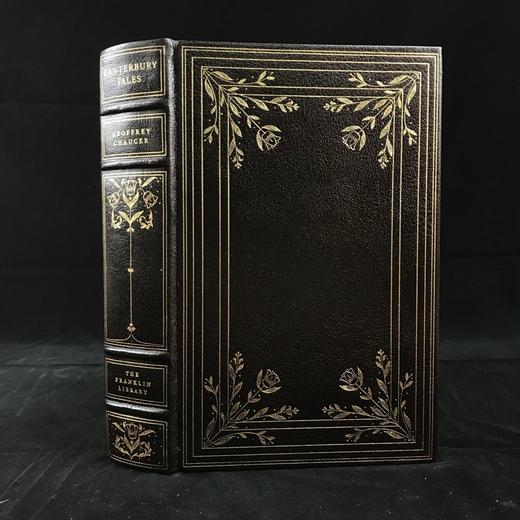 限量版！杰弗里・乔叟《坎特伯雷故事集》 配插图 富兰克林图书馆豪华皮装本 商品图0