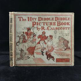 约20世纪早期 蓝道夫·凯迪克《嘿，嘀嘀嗒嗒》绘本 10余幅精美彩色插图 精装18开