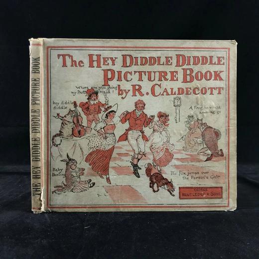 约20世纪早期 蓝道夫·凯迪克《嘿，嘀嘀嗒嗒》绘本 10余幅精美彩色插图 精装18开 商品图0