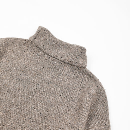 ROMI STUDIO“羊毛花纱”彩点高领套头简约老钱毛衣 RWDSST1830 商品图7